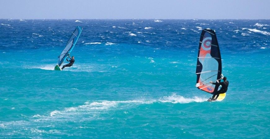 Camping Deux Fontaines Windsurfen
